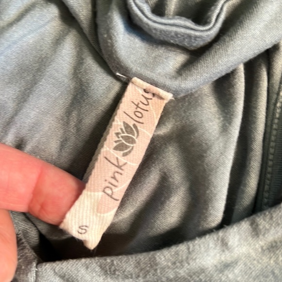 PINK LOTUS tank maxi dress size S, pink and grey ombre - Picture 9 of 10